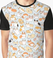 Corgilicious Corgi Doodle Graphic T-Shirt