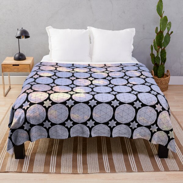 Item preview, Light Sky Icosahedron&Dodecahedron Mosaic designed and sold by createVisions.