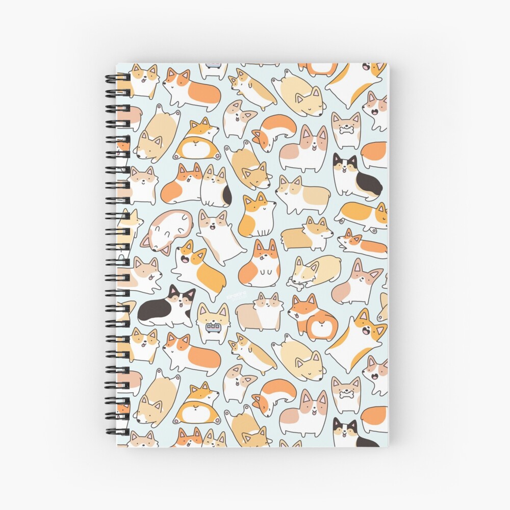 Item preview, Spiral Notebook designed and sold by KiraKiraDoodles.