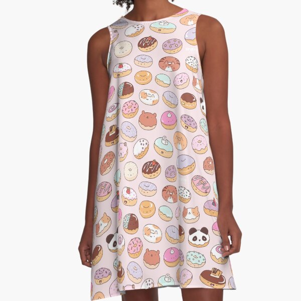 Mmm.. Donuts! A-Line Dress
