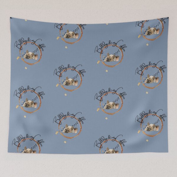 Item preview, Bulldog and My Coffee designed and sold by ElruffPets.