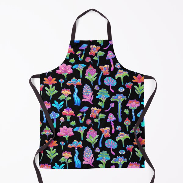 Item preview, Retro Groovy Floral Psychedelic Magic Mushroom Trippy Hippie 60s 70s Aesthetic Art designed and sold by Cymphonyskar.