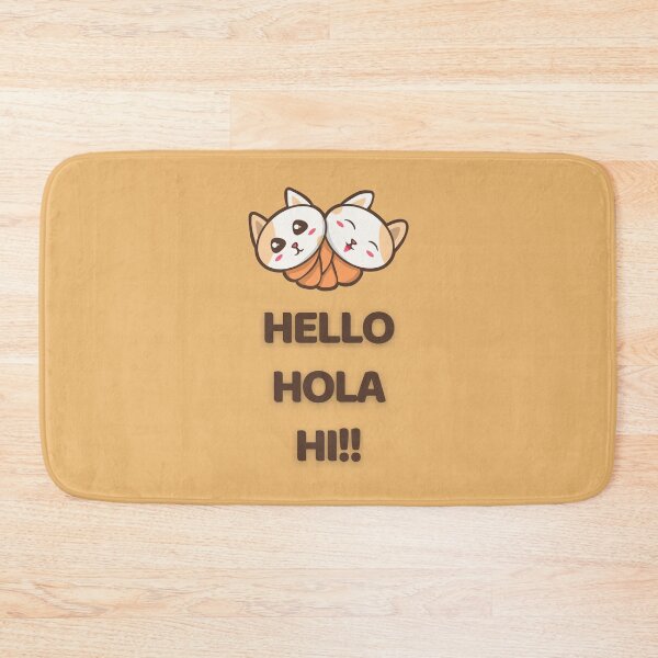 Item preview, Hello Holla Hi - Cat designed and sold by LIENZO Graphics ⭐⭐⭐⭐.