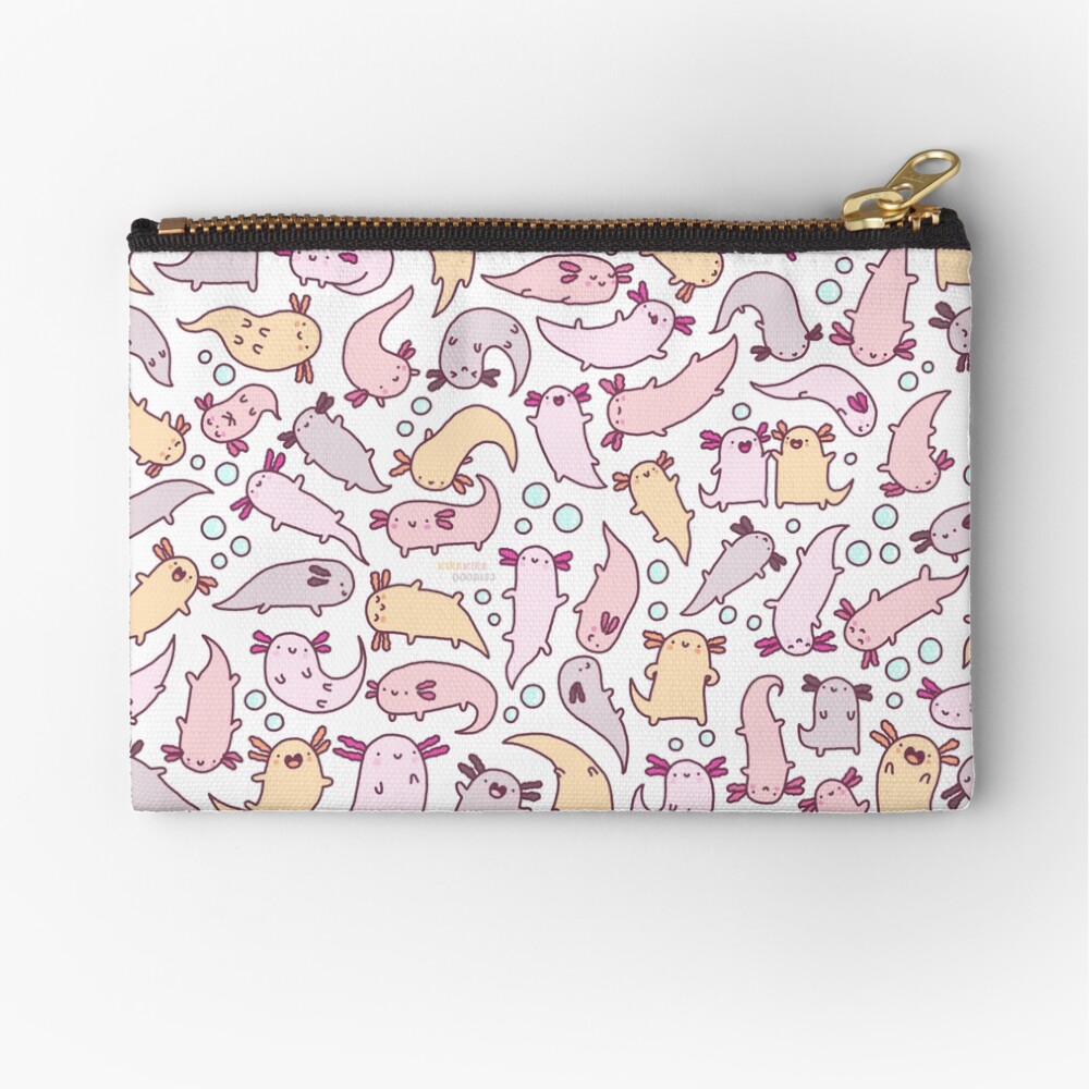 Adorable Axolotls Zipper Pouch