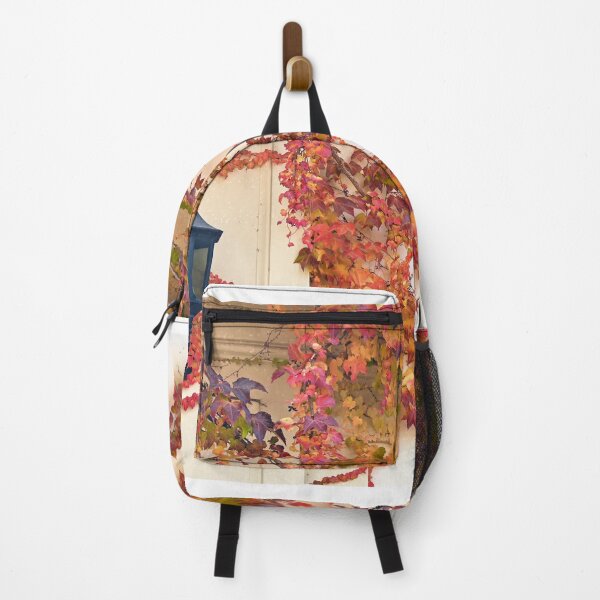 Item preview, the wall covered with colorful creeper leafs autumn season designed and sold by goceris.