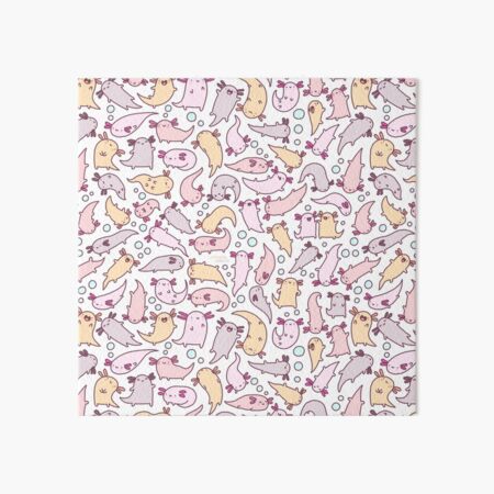 Adorable Axolotls Art Board Print