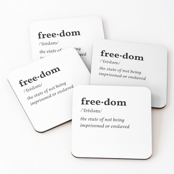Item preview, Freedom quote designed and sold by mikopinsigne.