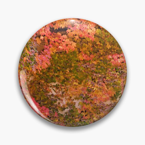 Item preview, the wall with lantern and colorful creeper leafs autumn season designed and sold by goceris.