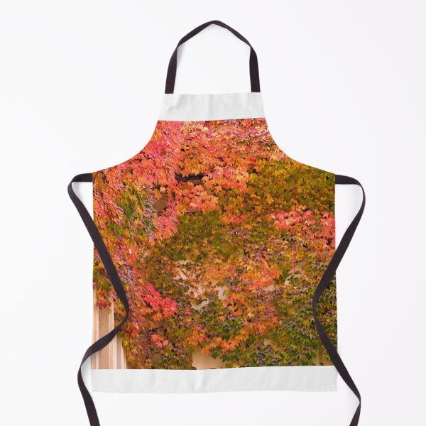 Item preview, the wall with lantern and colorful creeper leafs autumn season designed and sold by goceris.