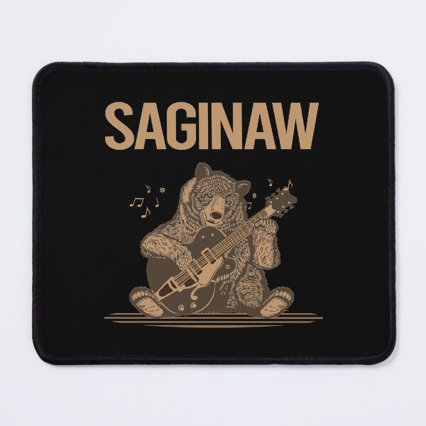 Item preview, Bear With Guitar Saginaw designed and sold by hurseslossb.