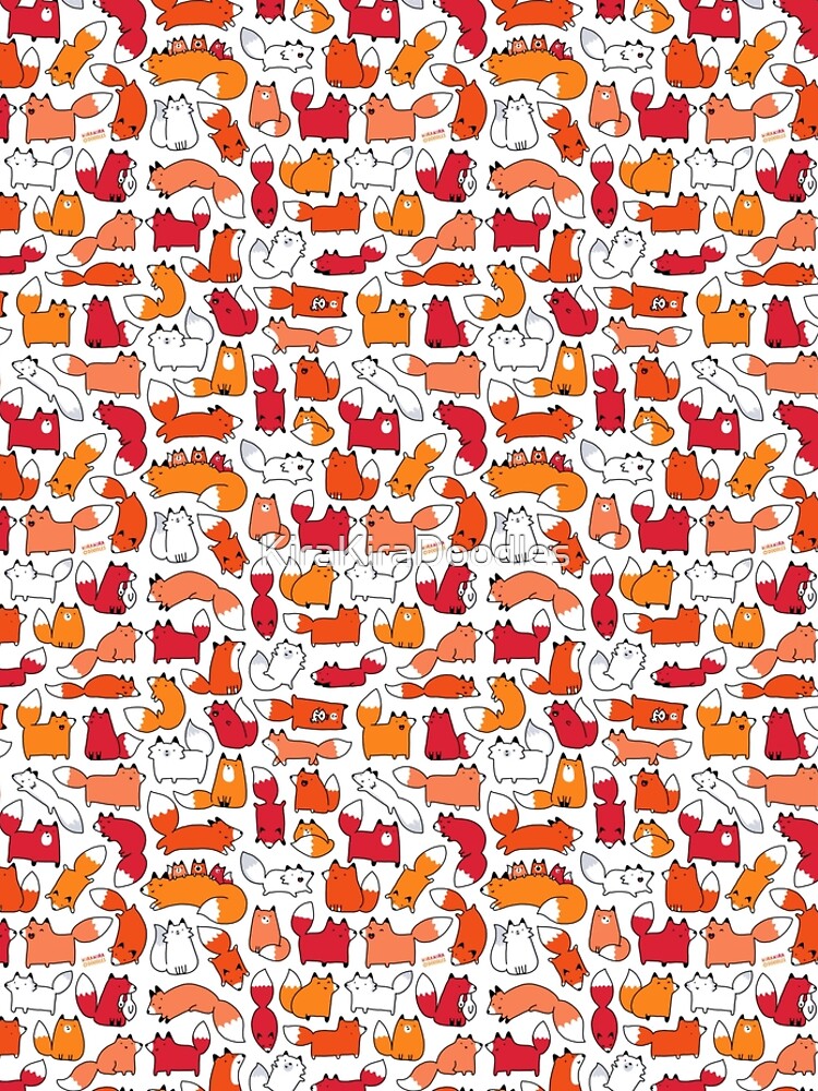 Foxy Foxes by KiraKiraDoodles