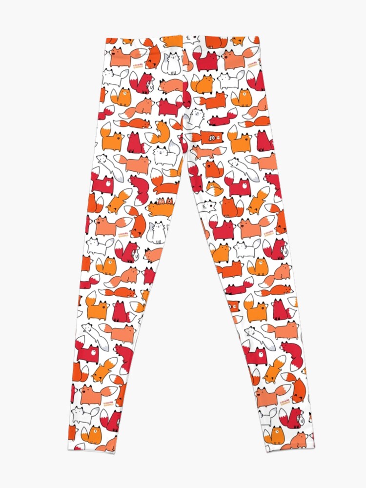 Alternate view of Foxy Foxes Leggings