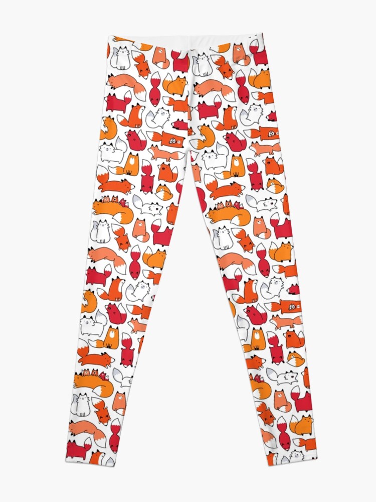 Alternate view of Foxy Foxes Leggings