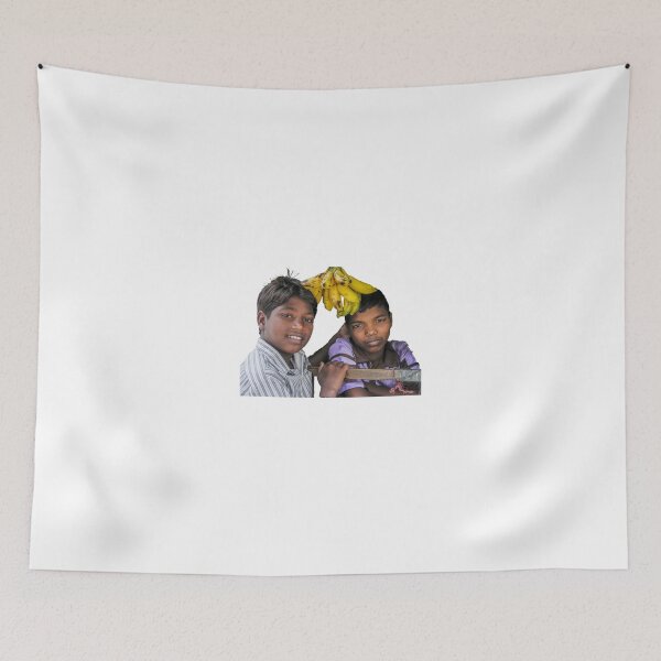 Item preview, Two boys and bananas designed and sold by indiafrankk.