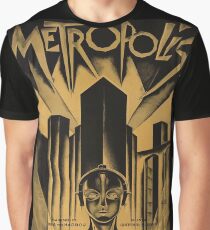 Metropolis, Fritz Lang, 1926 - vintage movie poster, b&w Graphic T-Shirt