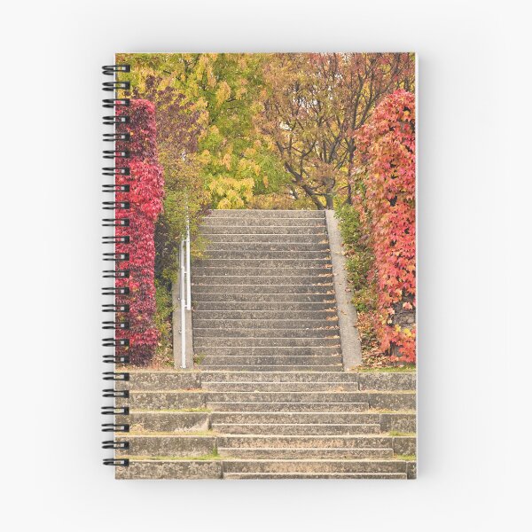 Item preview, Park staircase detail in Vienna autumn season designed and sold by goceris.