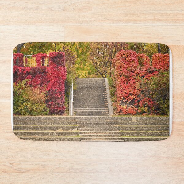 Item preview, Park staircase detail in Vienna autumn season designed and sold by goceris.
