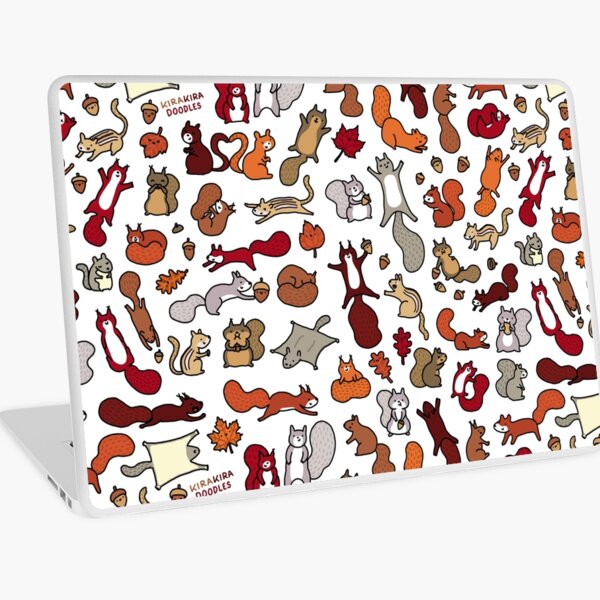 Item preview, Squirrels in Fall Doodle designed and sold by KiraKiraDoodles.