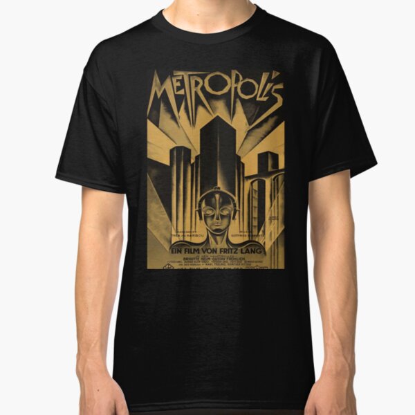 Metropolis, Fritz Lang, 1926 - vintage movie poster, b&w Classic T-Shirt