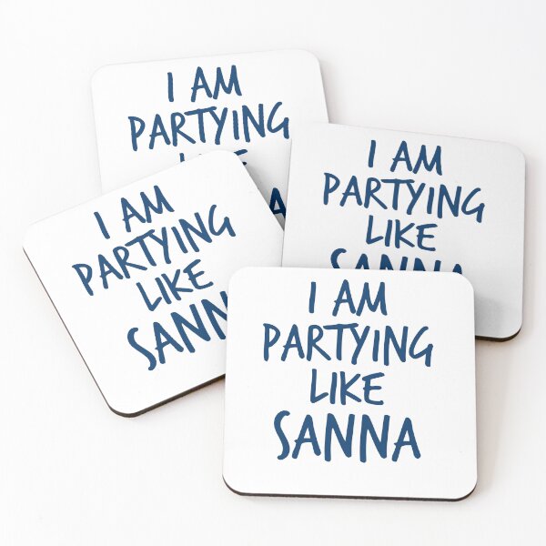 Item preview, I am partying like a Sanna Marin designed and sold by ShineEyePirate.