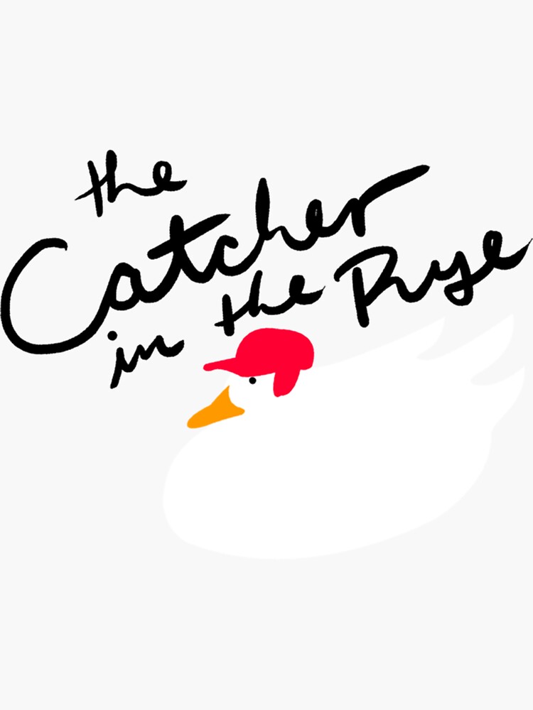 "The Catcher in the Rye " Sticker for Sale by Redbubble