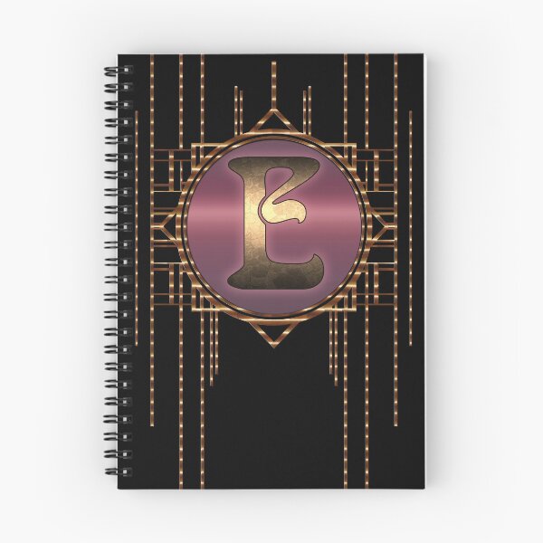 Item preview, Art Nouveau Monogram E Burlesque Vintage Art Deco designed and sold by Xarah.