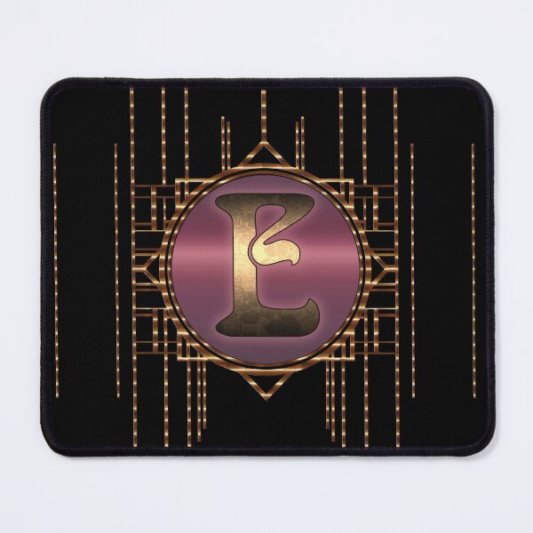 Item preview, Art Nouveau Monogram E Burlesque Vintage Art Deco designed and sold by Xarah.