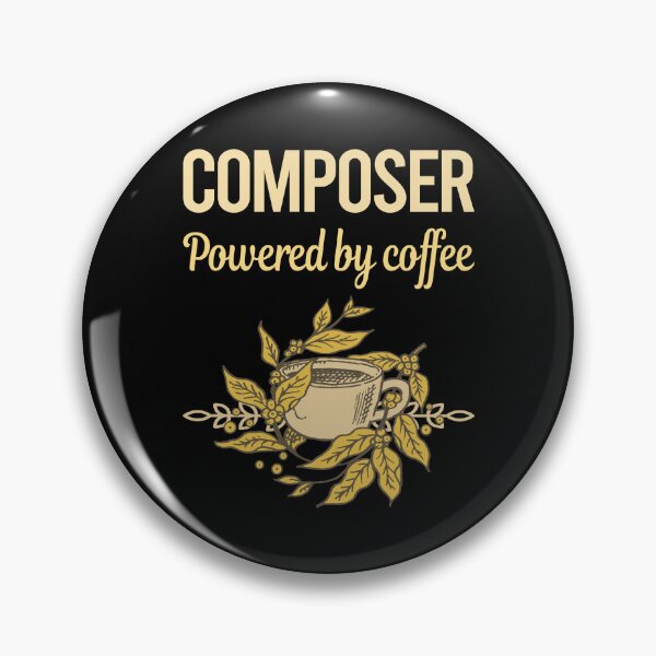 Item preview, Powered By Coffee Composer designed and sold by cossinulsesj.