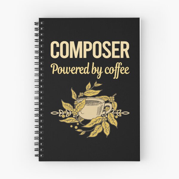 Item preview, Powered By Coffee Composer designed and sold by cossinulsesj.