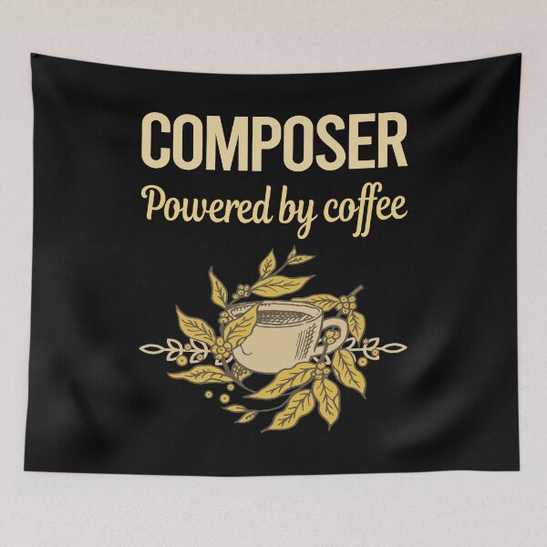 Item preview, Powered By Coffee Composer designed and sold by cossinulsesj.