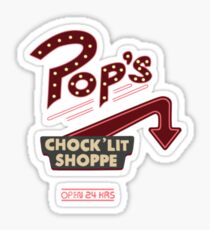 Pops Diner Sticker Sticker