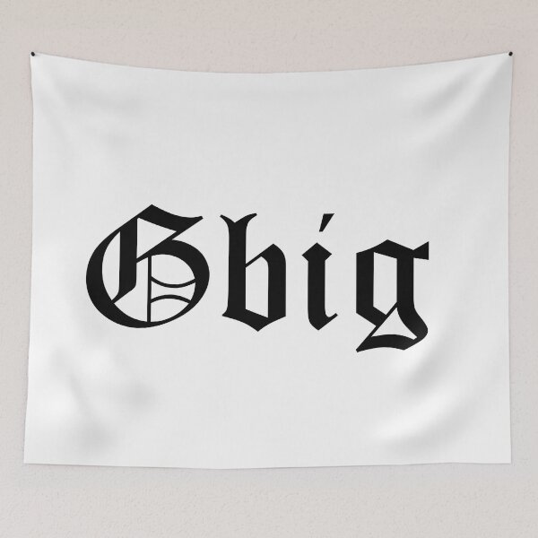 Item preview,   Big Little Sorority Reveal Gbig Old English Calligraphy designed and sold by Littlebabymouse.