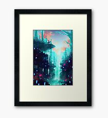 Mononoke Wald Gerahmtes Wandbild
