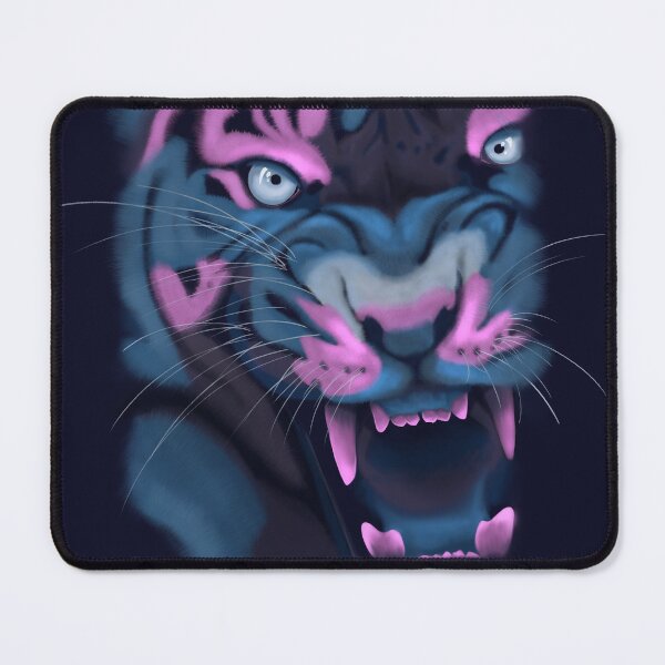 Item preview, Fierce Tiger, tiger wall art and home decor, teen gift designed and sold by chrissyturley.