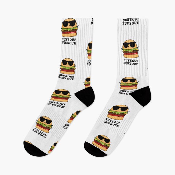 Item preview, Sun's Out Bun's Out Funny Burger Puns  designed and sold by punnybone.