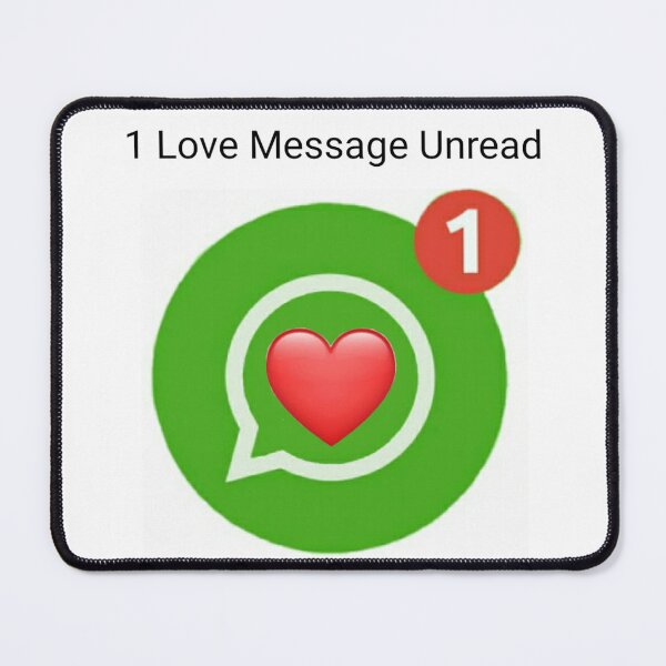 Item preview, 1 Love Message Unread designed and sold by Benix.