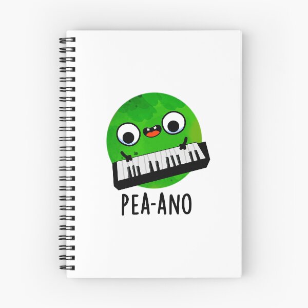 Item preview, Pea-ano Funny Music Veggie Pea Puns  designed and sold by punnybone.
