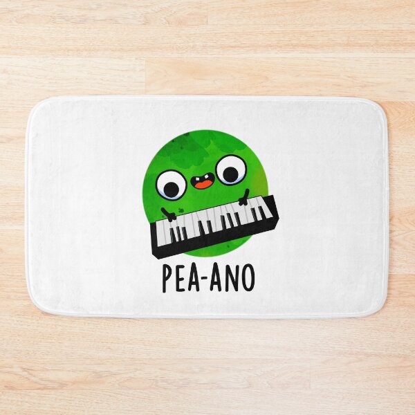Item preview, Pea-ano Funny Music Veggie Pea Puns  designed and sold by punnybone.