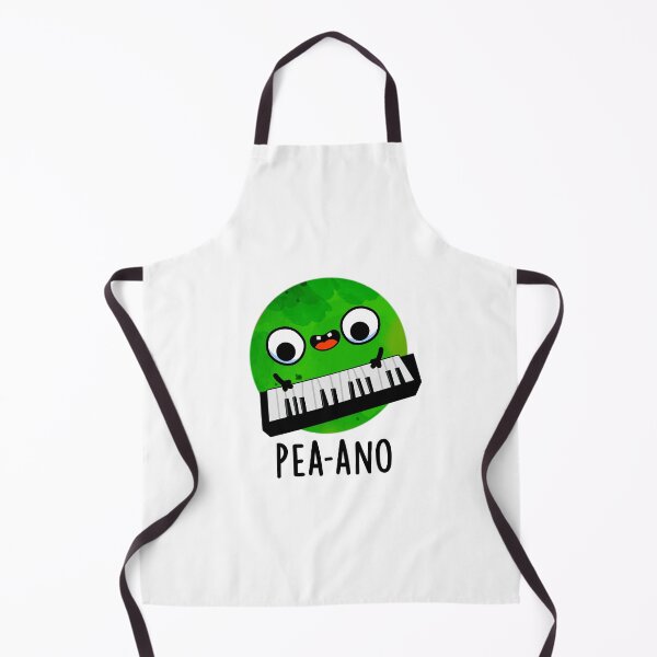 Item preview, Pea-ano Funny Music Veggie Pea Puns designed and sold by punnybone.