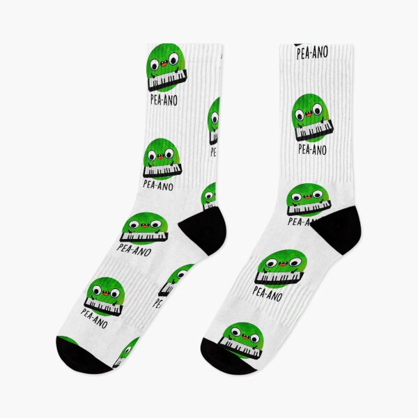 Item preview, Pea-ano Funny Music Veggie Pea Puns  designed and sold by punnybone.