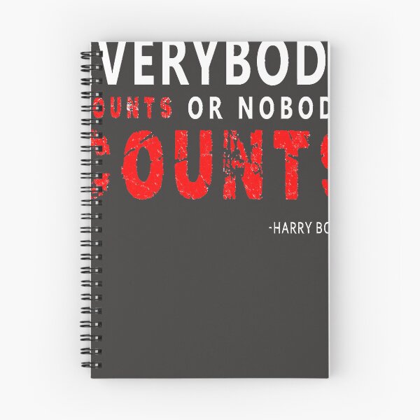 Item preview, Everybody counts or nobody counts Detective bosch designed and sold by RUTHANNEFLORES.