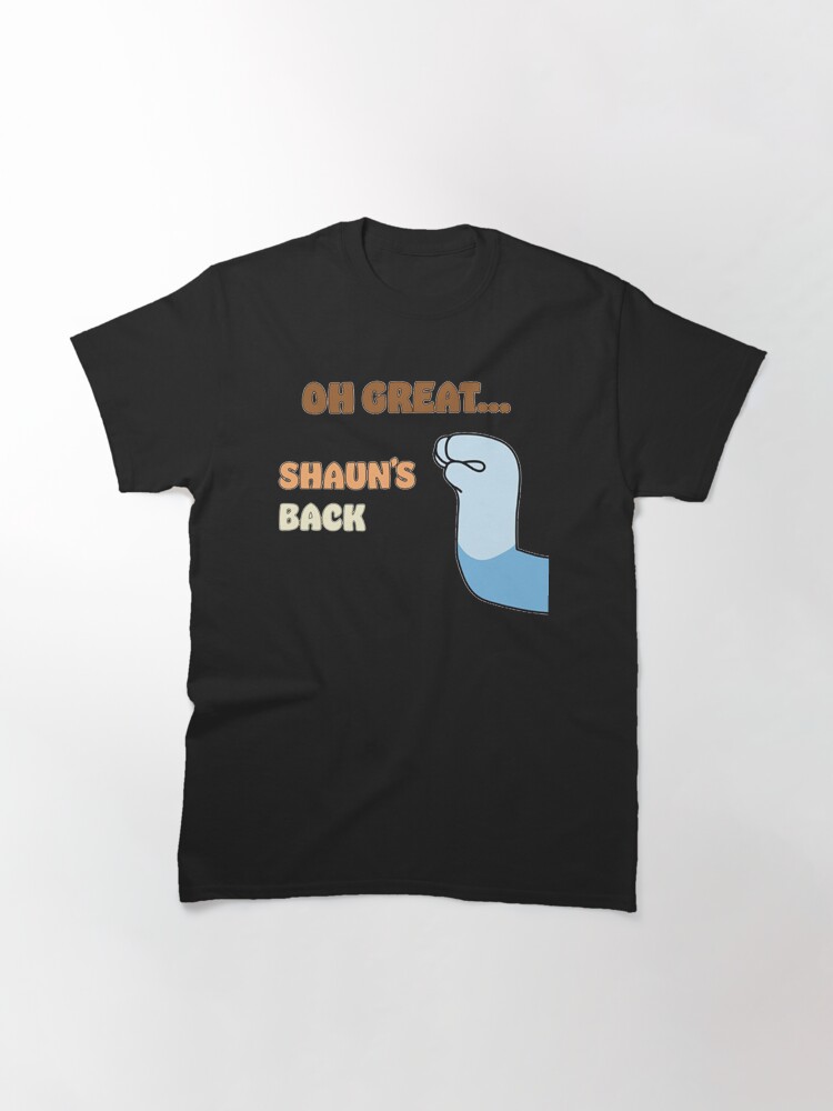 Thumbnail 3 of 7, Classic T-Shirt, Shaun's Back designed and sold by zeynseli.