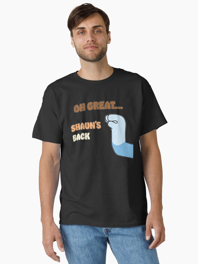 Thumbnail 2 of 7, Classic T-Shirt, Shaun's Back designed and sold by zeynseli.