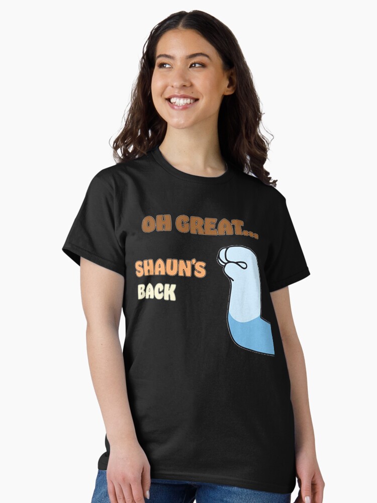 Thumbnail 1 of 7, Classic T-Shirt, Shaun's Back designed and sold by zeynseli.