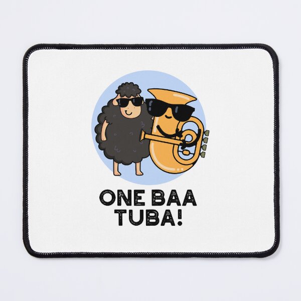 Item preview, One Baa Tuba Funny Music Sheep Puns  designed and sold by punnybone.