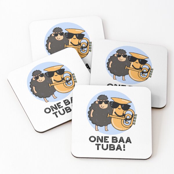 Item preview, One Baa Tuba Funny Music Sheep Puns  designed and sold by punnybone.