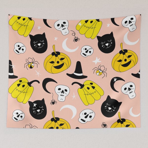 Item preview, Halloween Characters designed and sold by TotallyRetroArt.
