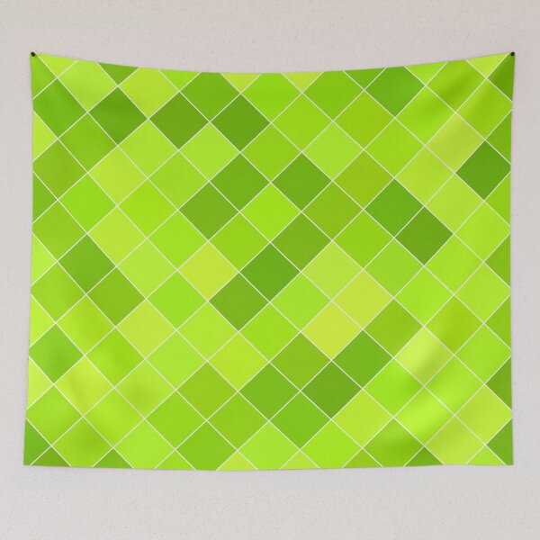 Item preview, Lime Green Tiles Pattern designed and sold by PatternHome.