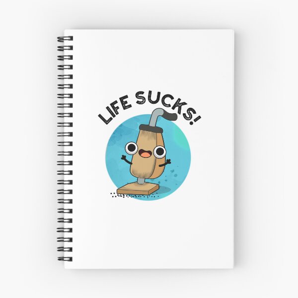Item preview, Life Sucks Funny Vacuum Cleaner Pun  designed and sold by punnybone.