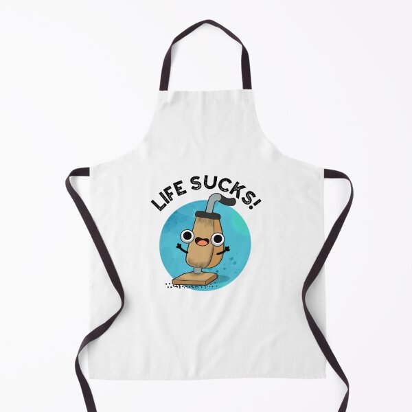 Item preview, Life Sucks Funny Vacuum Cleaner Pun  designed and sold by punnybone.